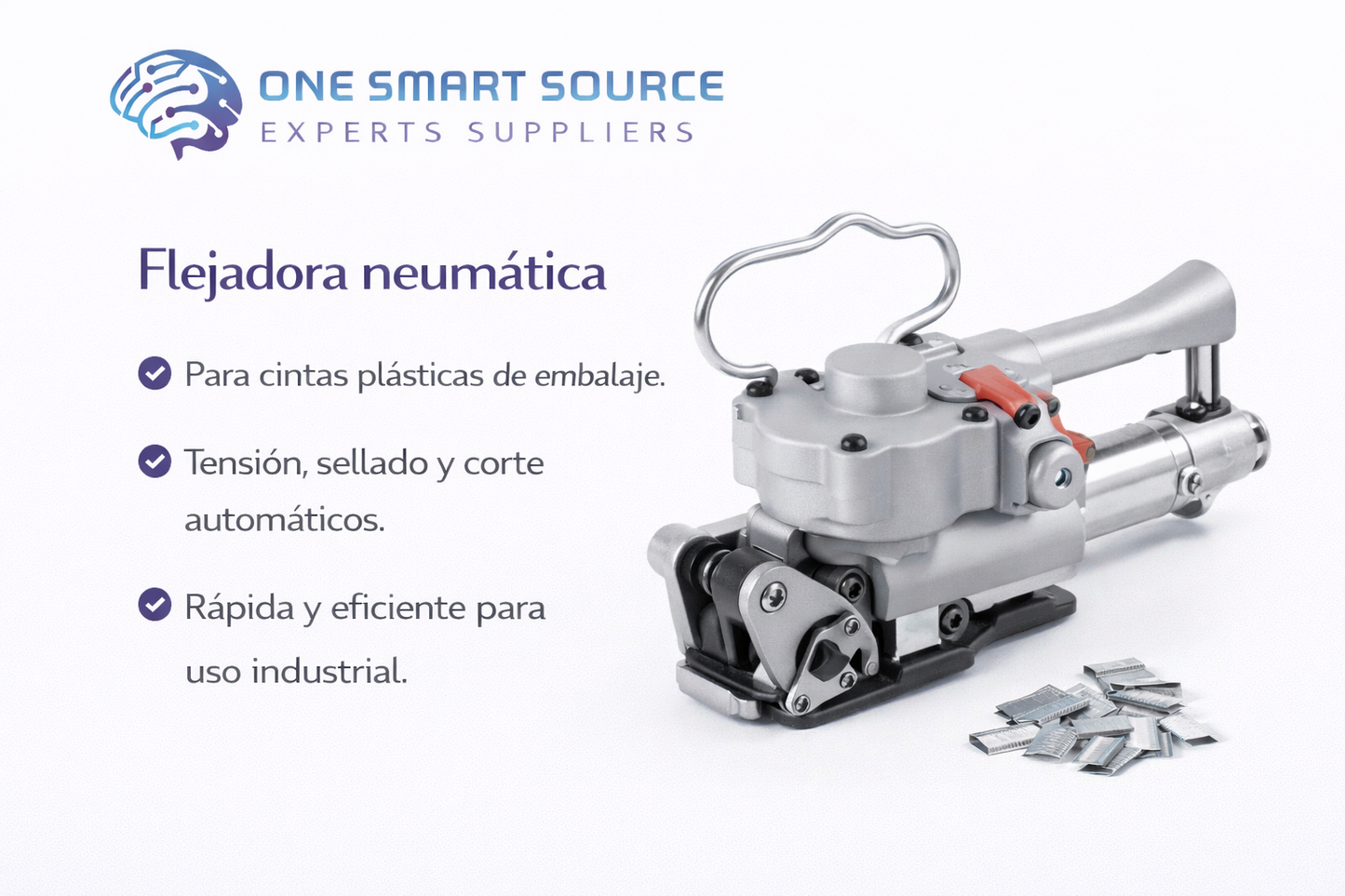 Flejadora neumática