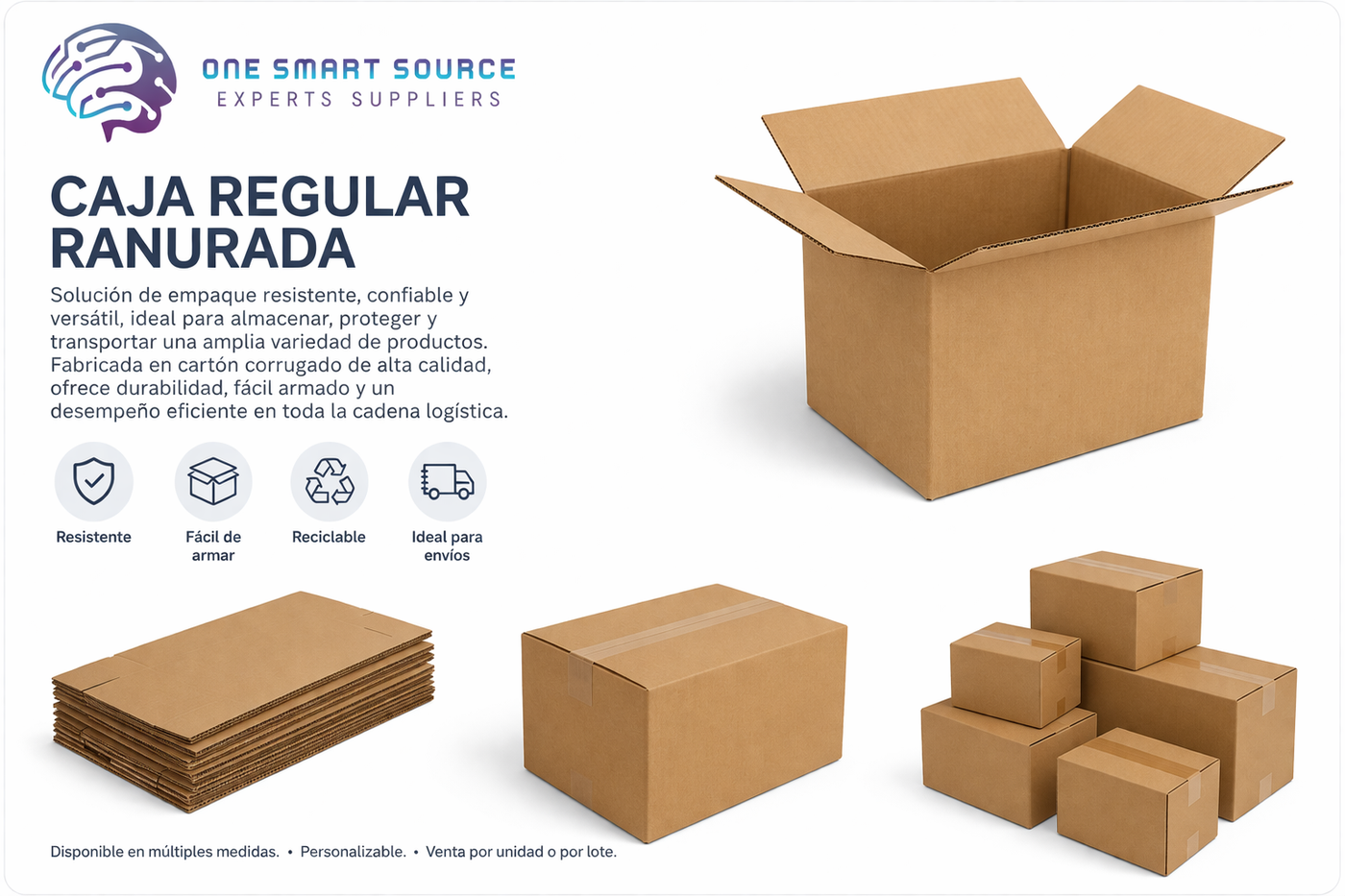 CAJA REGULAR RANURADA