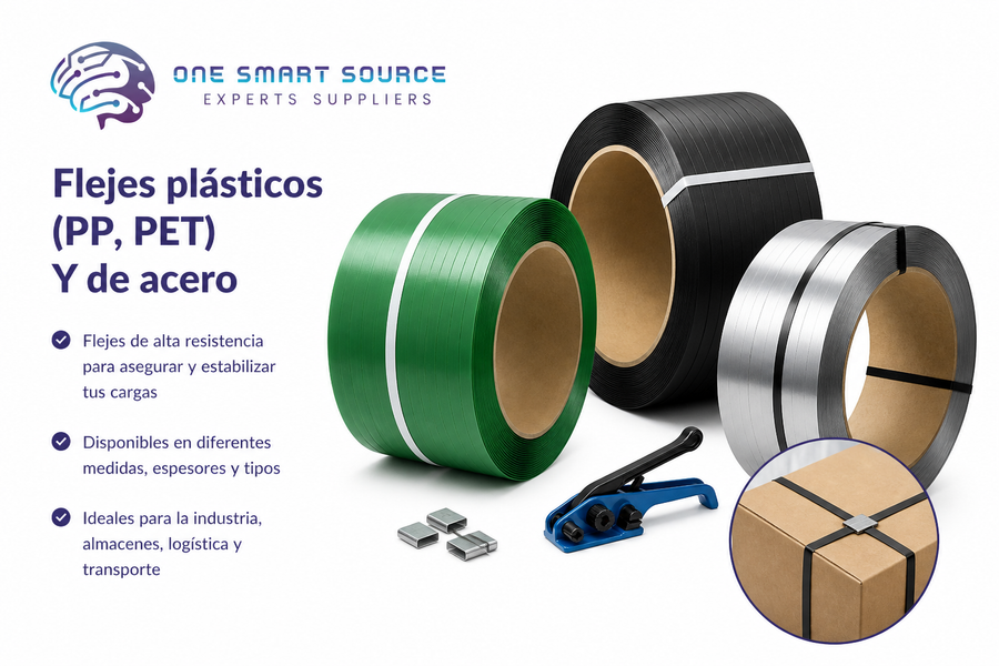 Flejes plásticos (PP, PET) Y de acero