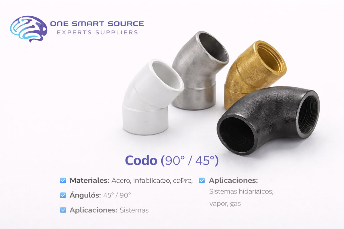 Codo (90° / 45°)