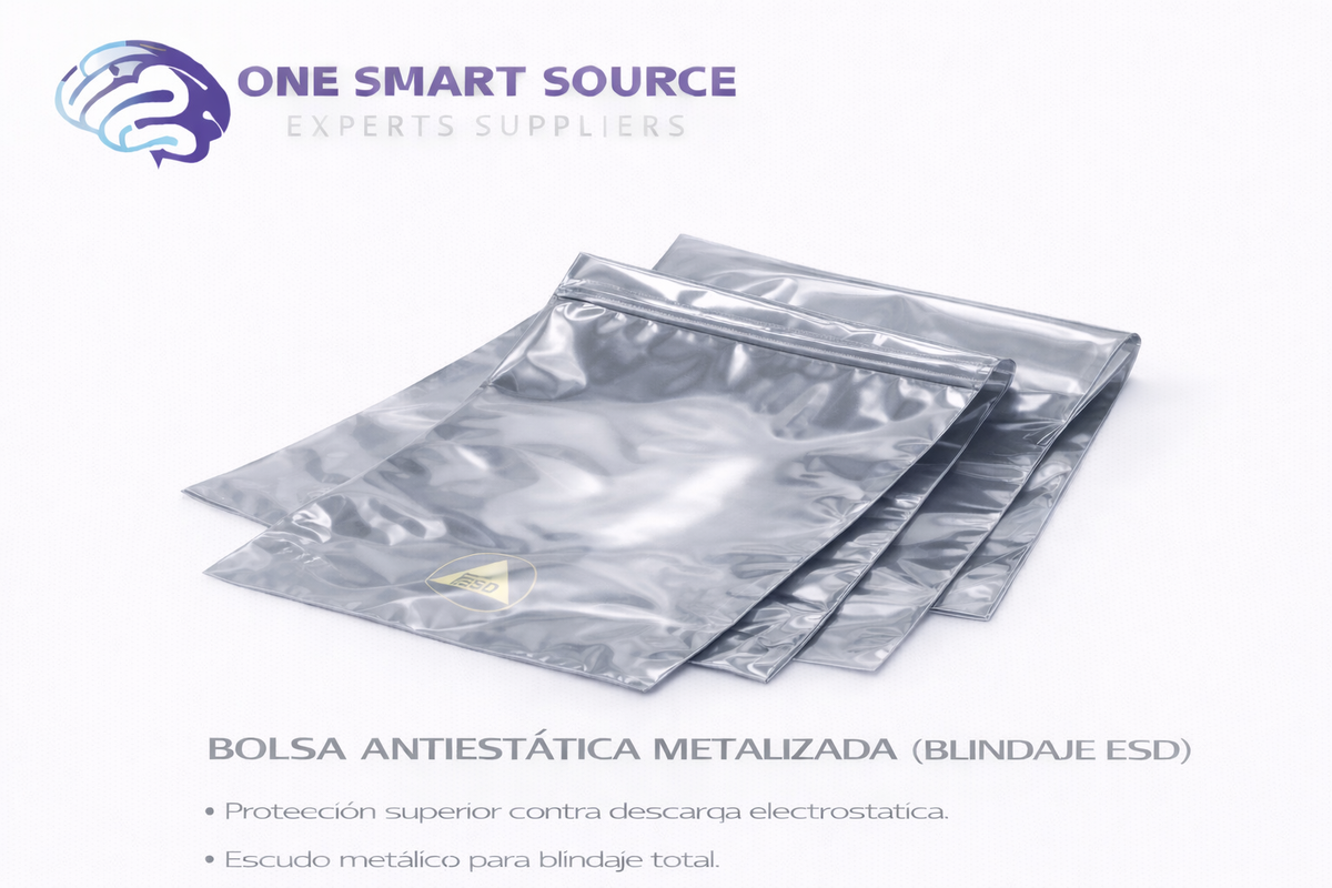 Bolsa antiestática metalizada (blindaje ESD)