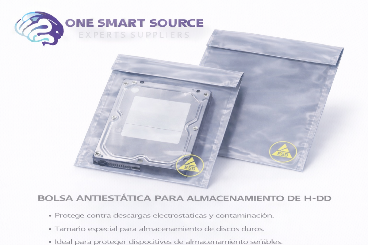 Bolsa antiestática para almacenamiento de discos duros