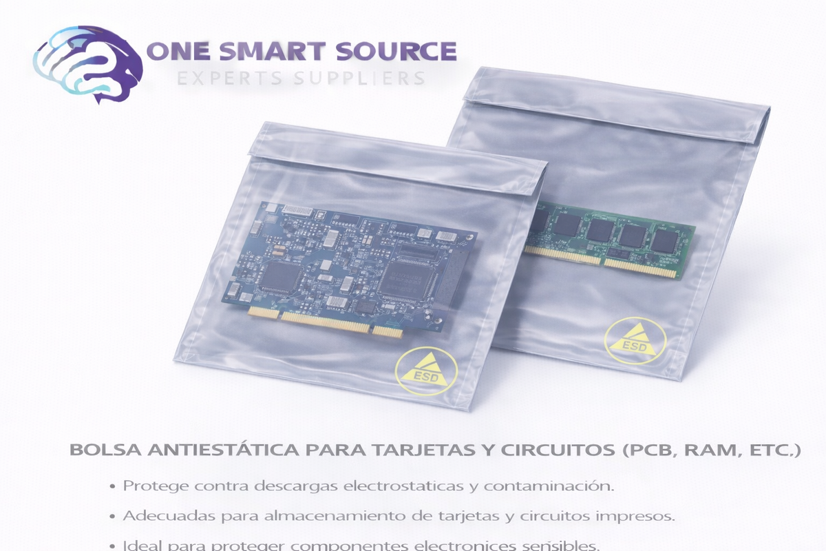 Bolsa antiestática para tarjetas y circuitos (PCB, RAM, etc.)