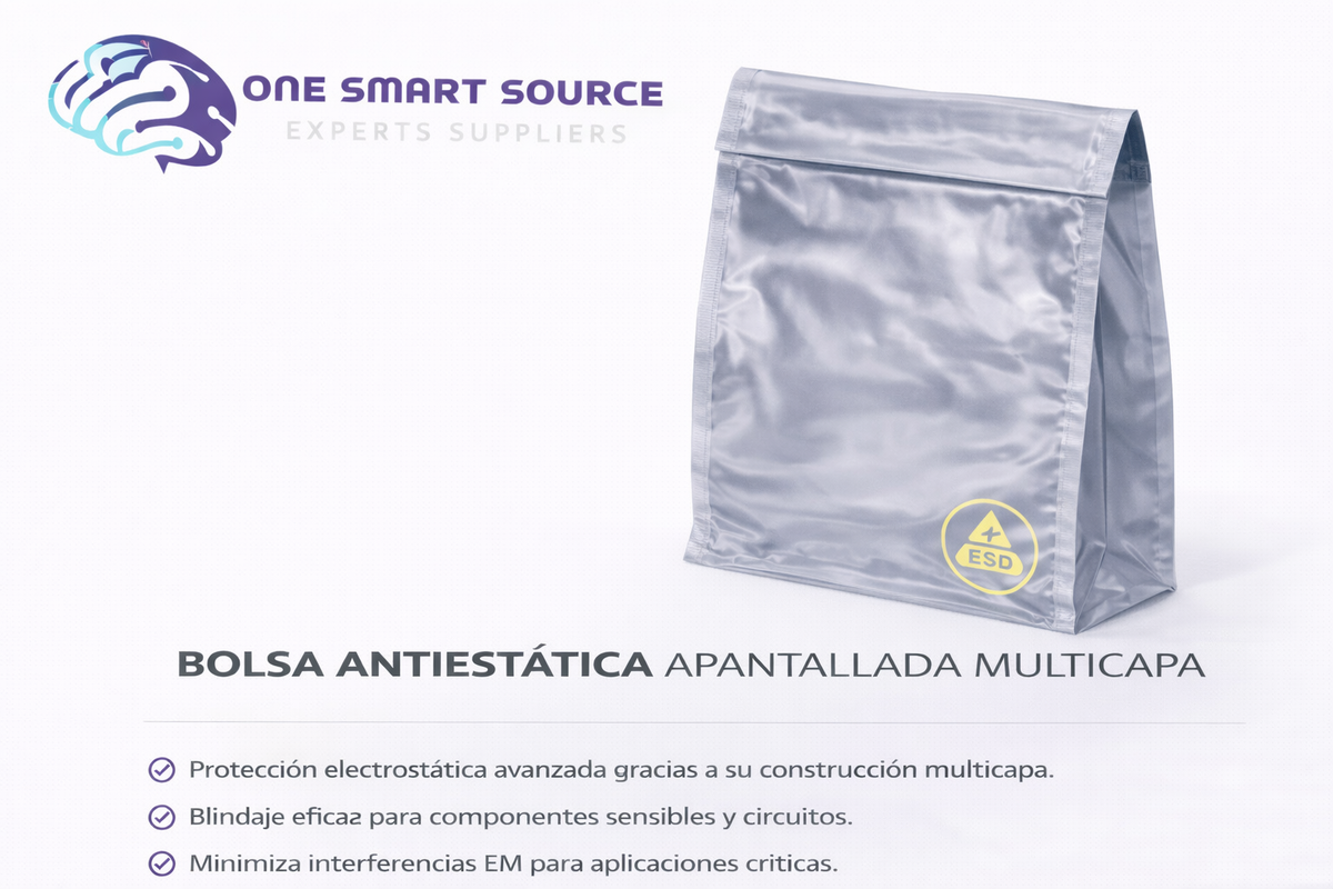 Bolsa antiestática apantallada multicapa