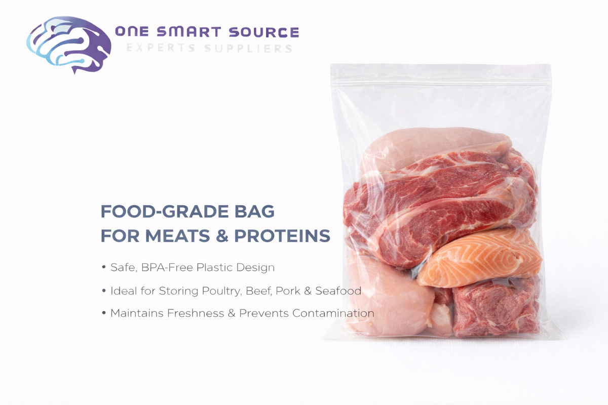 Bolsa grado alimenticio para carnes y proteínas