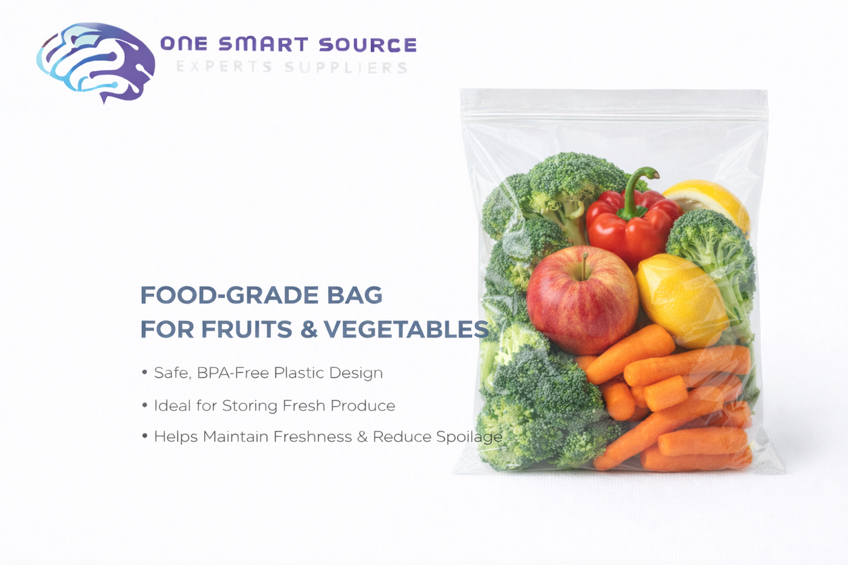 Bolsa grado alimenticio para frutas y vegetales