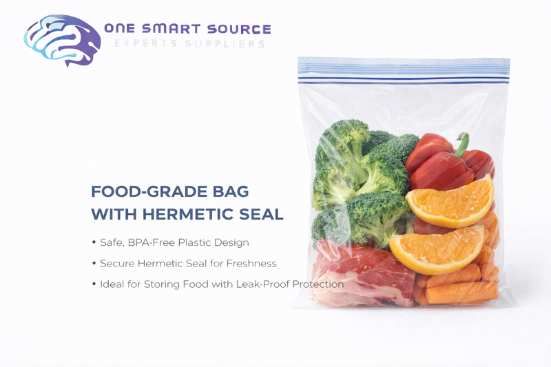 Bolsa grado alimenticio con sellado hermético