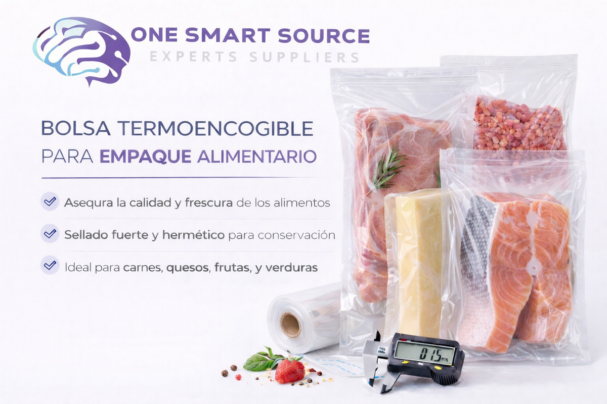 Bolsa termoencogible para empaque alimentario