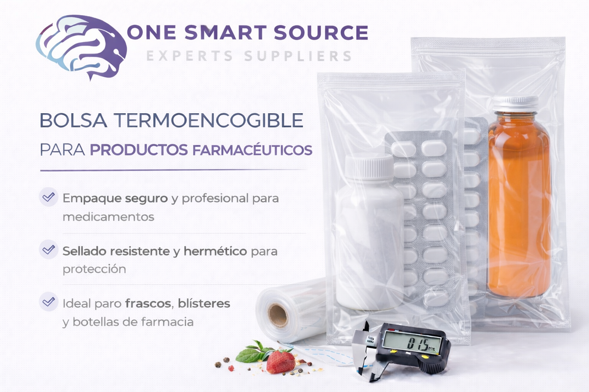 Bolsa termoencogible para productos farmacéuticos