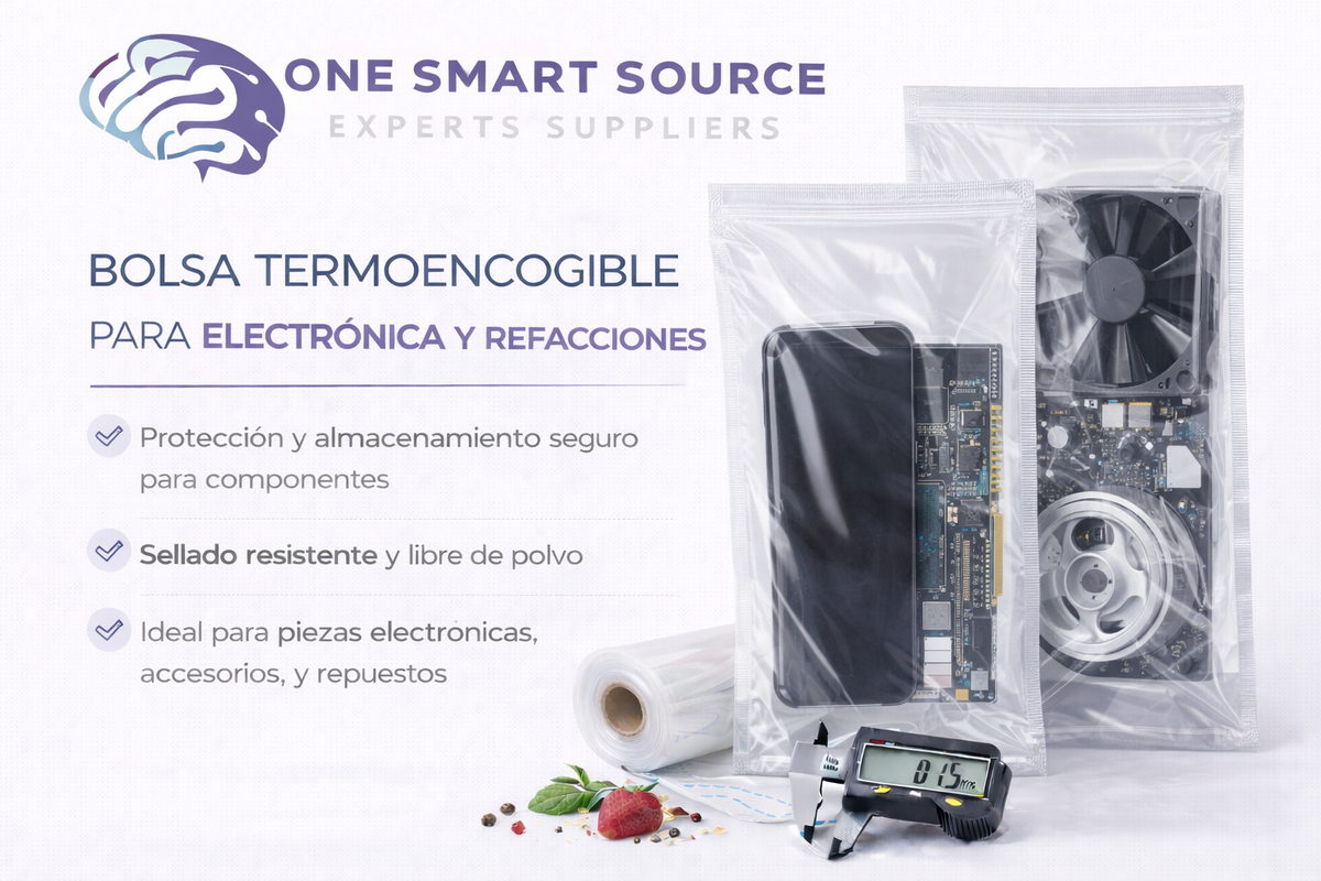 Bolsa termoencogible para electrónica y refacciones
