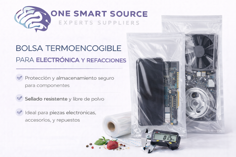 Bolsa termoencogible para electrónica y refacciones