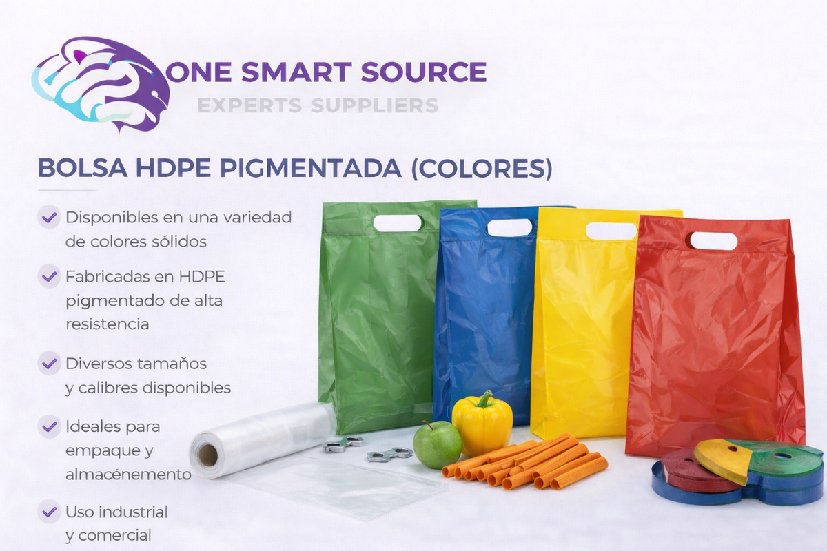 Bolsa HDPE pigmentada (colores)