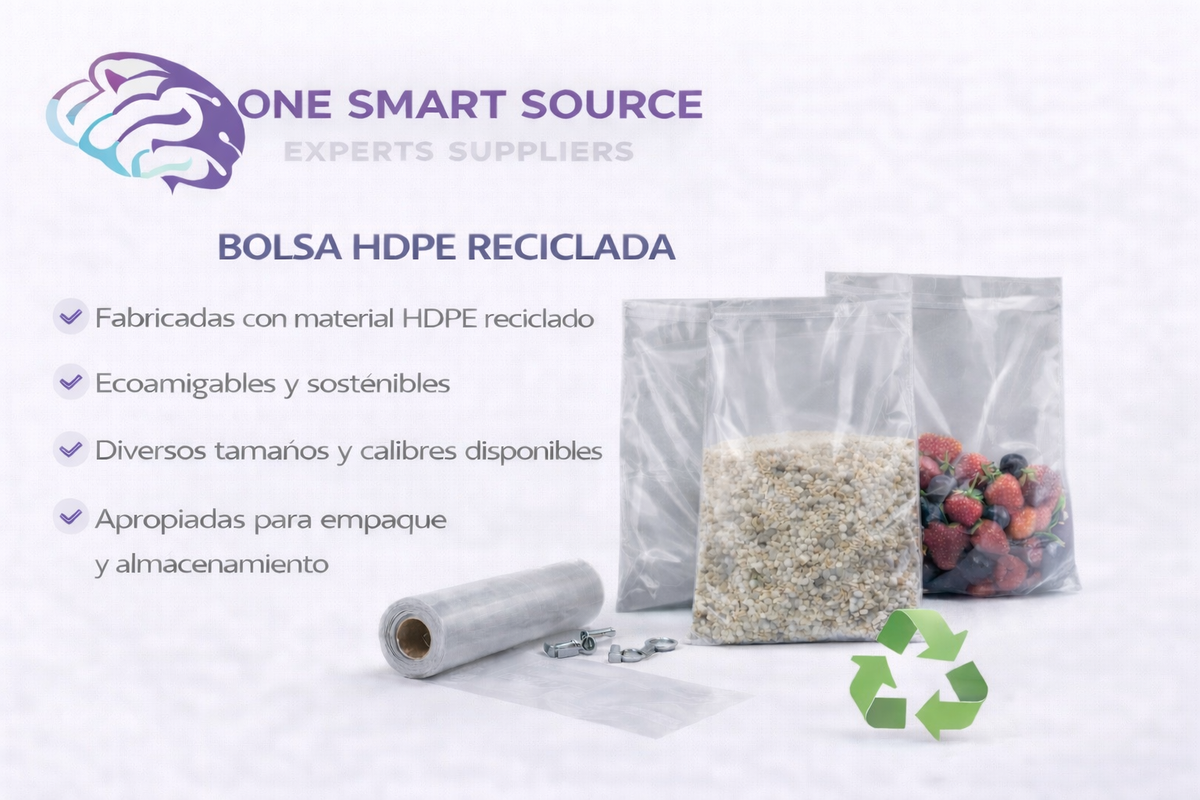 Bolsa HDPE reciclada