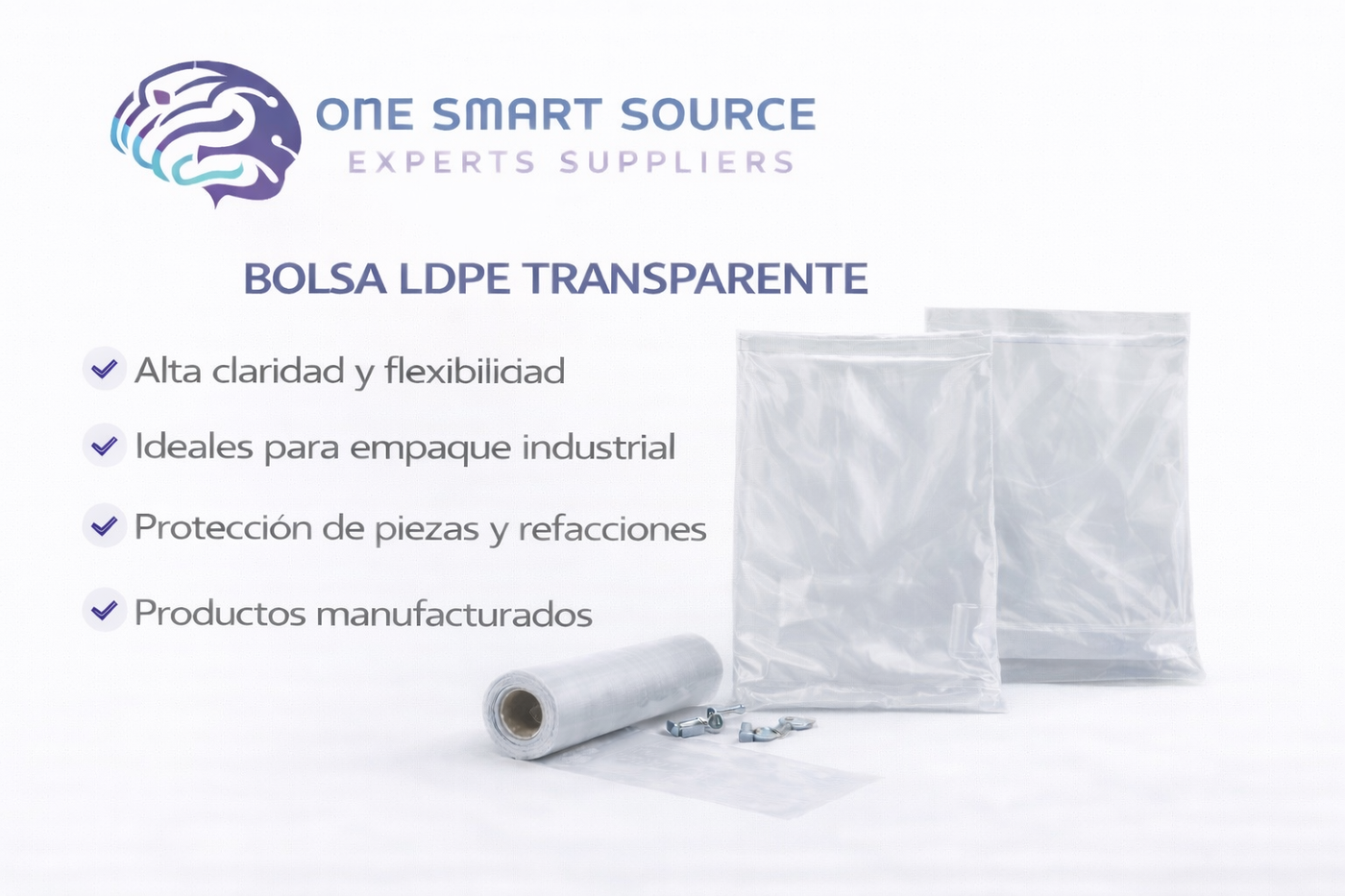Bolsa LDPE transparente