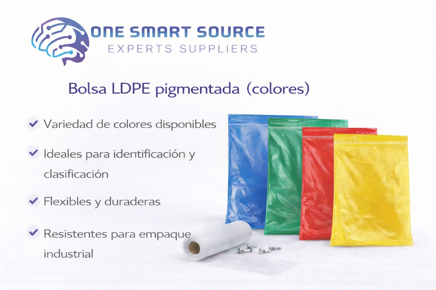 Bolsa LDPE pigmentada (colores)