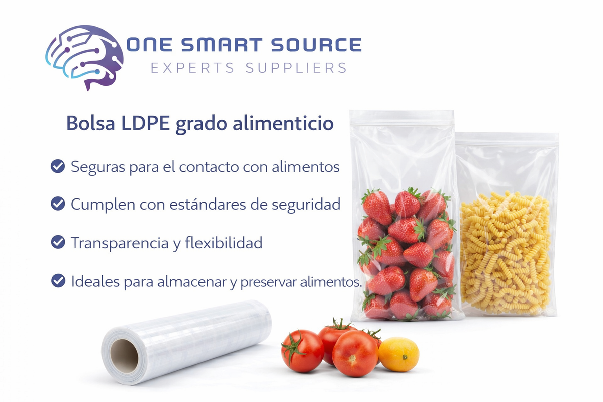 Bolsa LDPE grado alimenticio