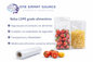 Bolsa LDPE grado alimenticio