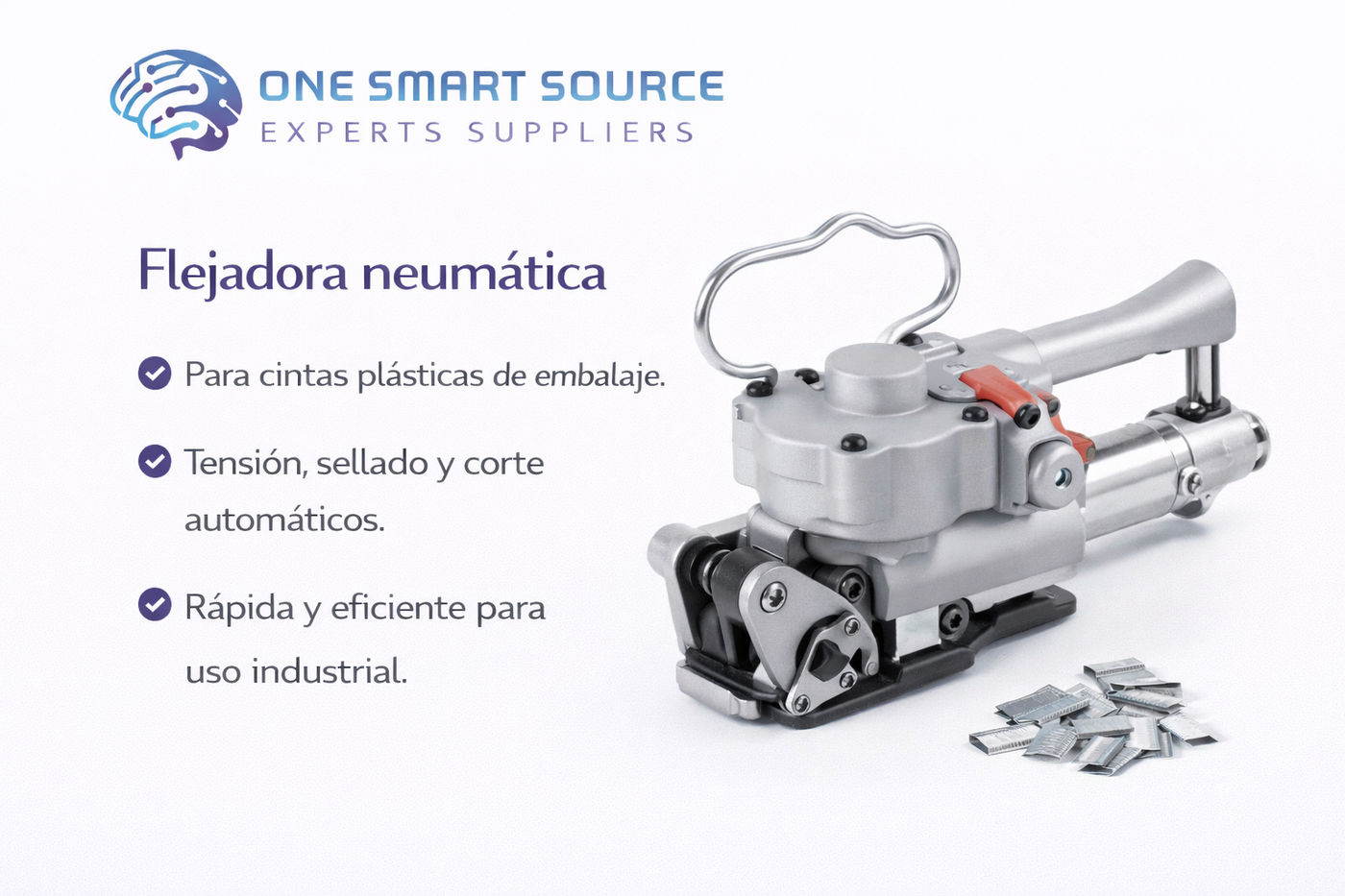 Flejadora neumática