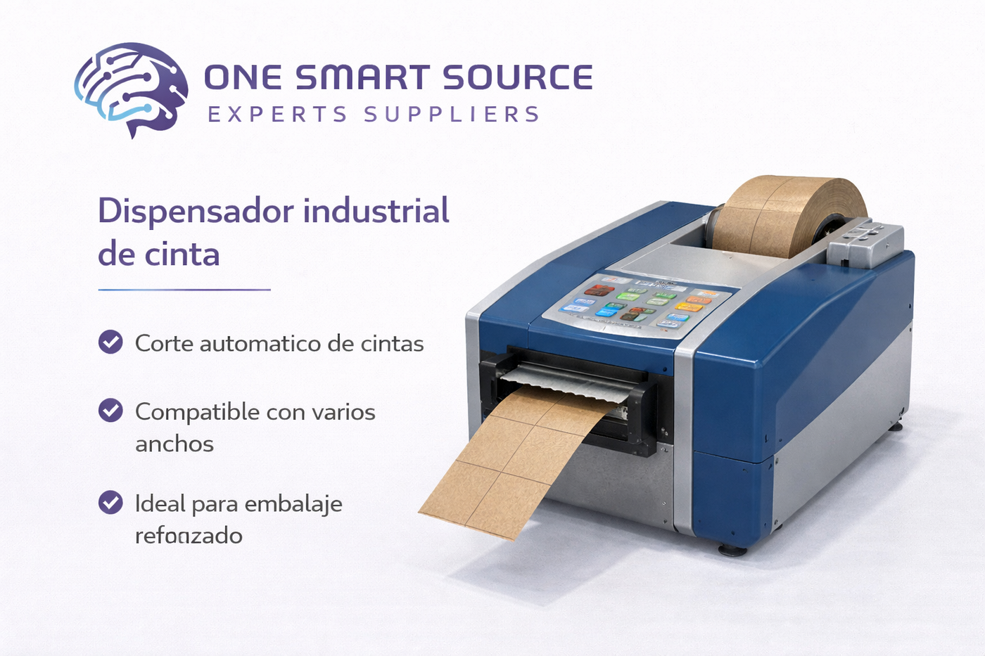 Dispensador industrial de cinta