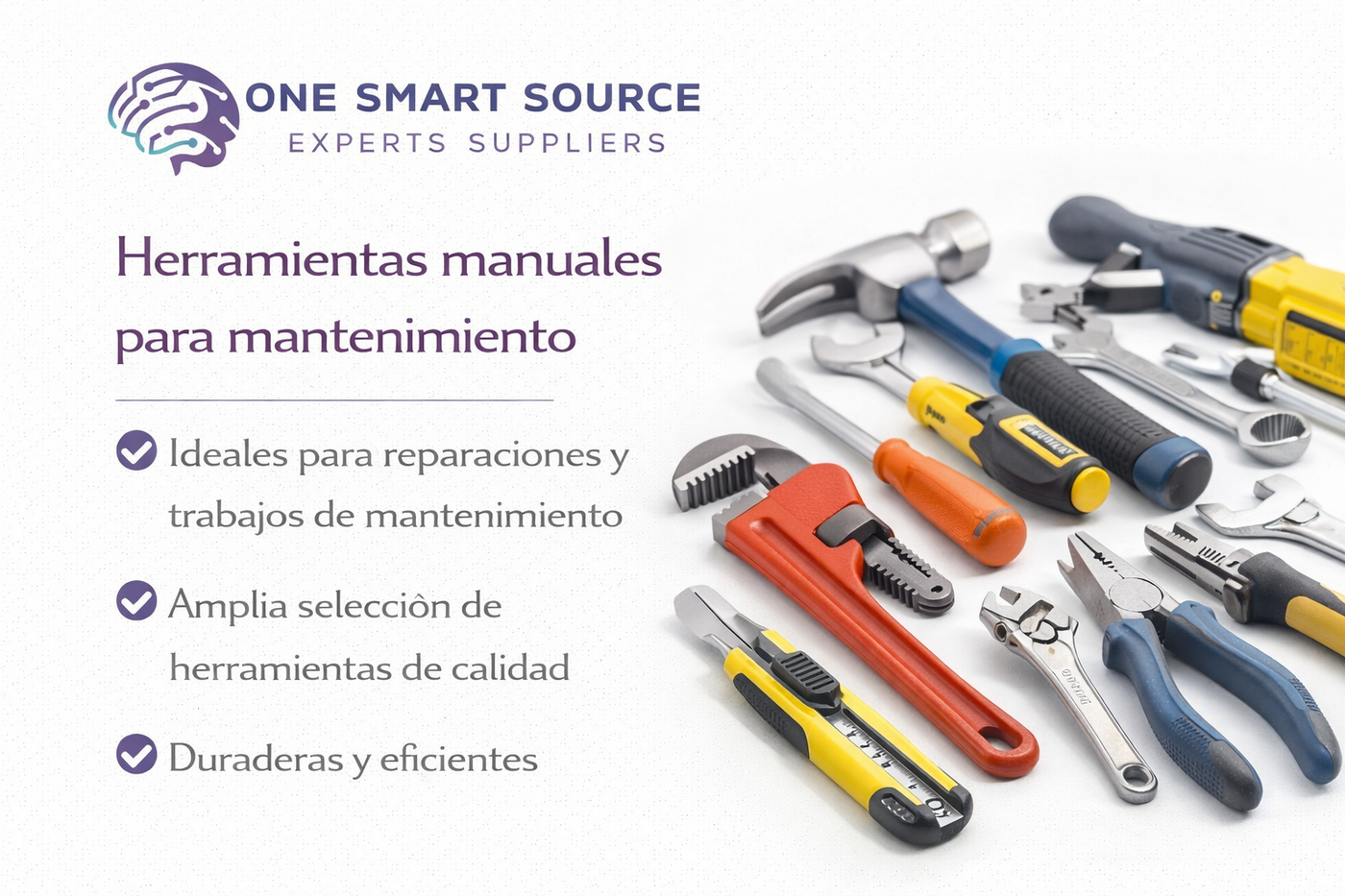 Herramientas manuales para mantenimiento