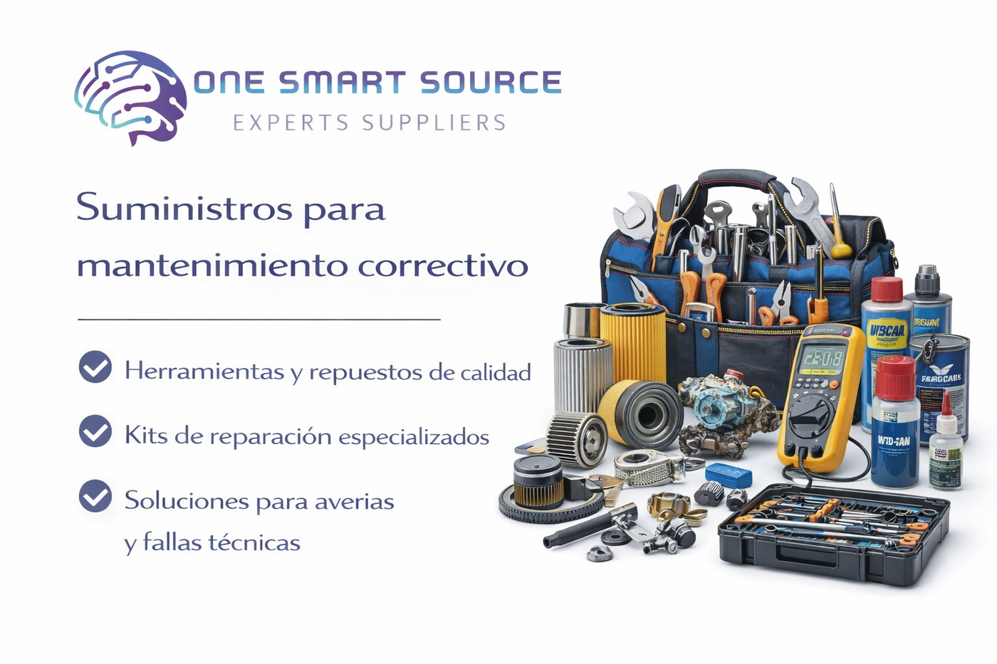 Suministros para mantenimiento correctivo