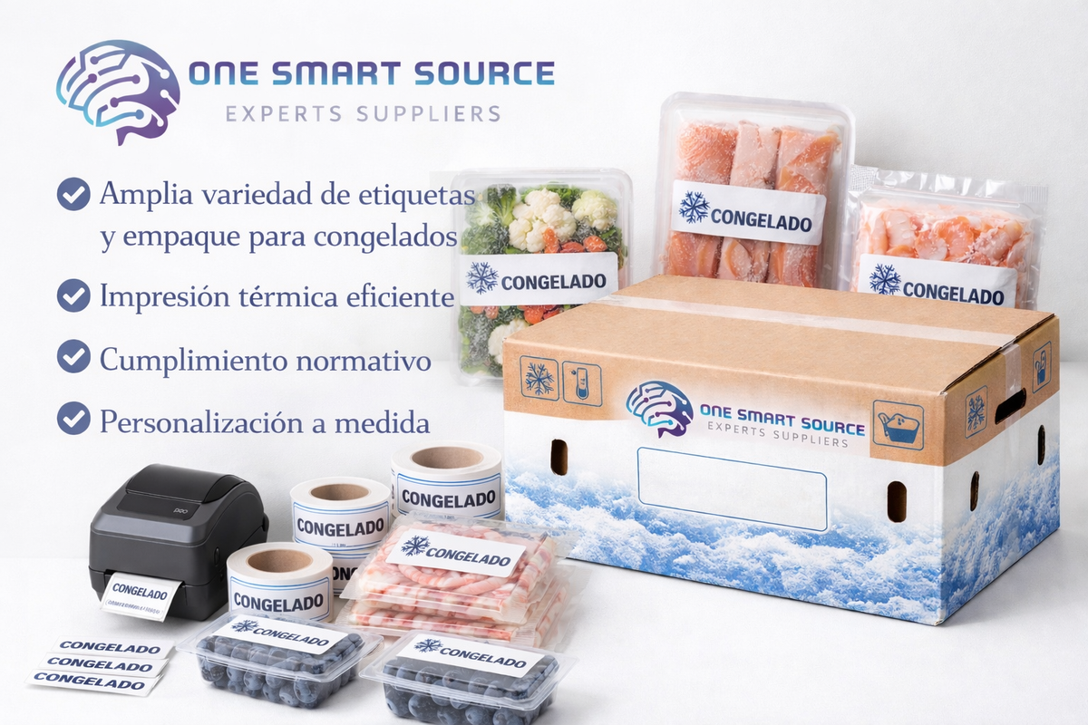 Caja de cartón para congelados