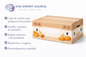 Caja de cartón para productos horneados