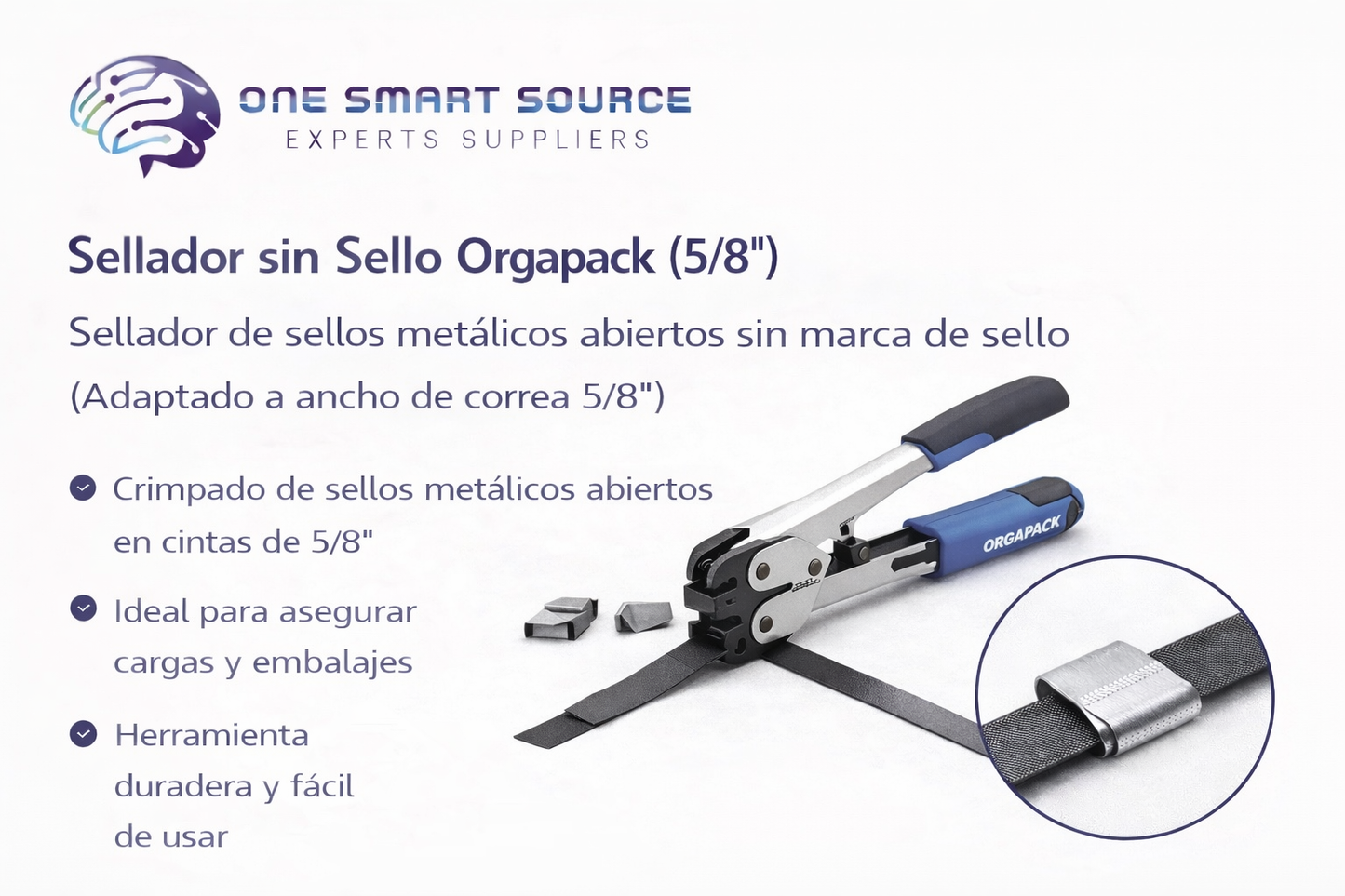 Sellador sin Sello Orgapack (5/8")