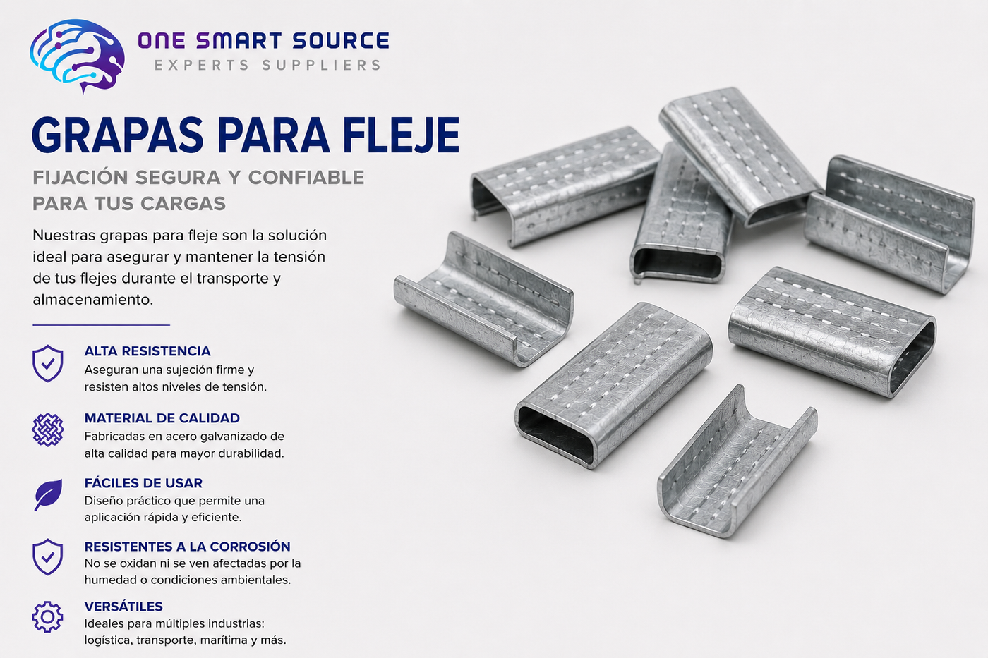 Grapas para fleje