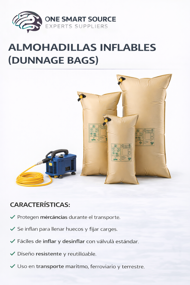 Almohadillas inflables (dunnage bags)