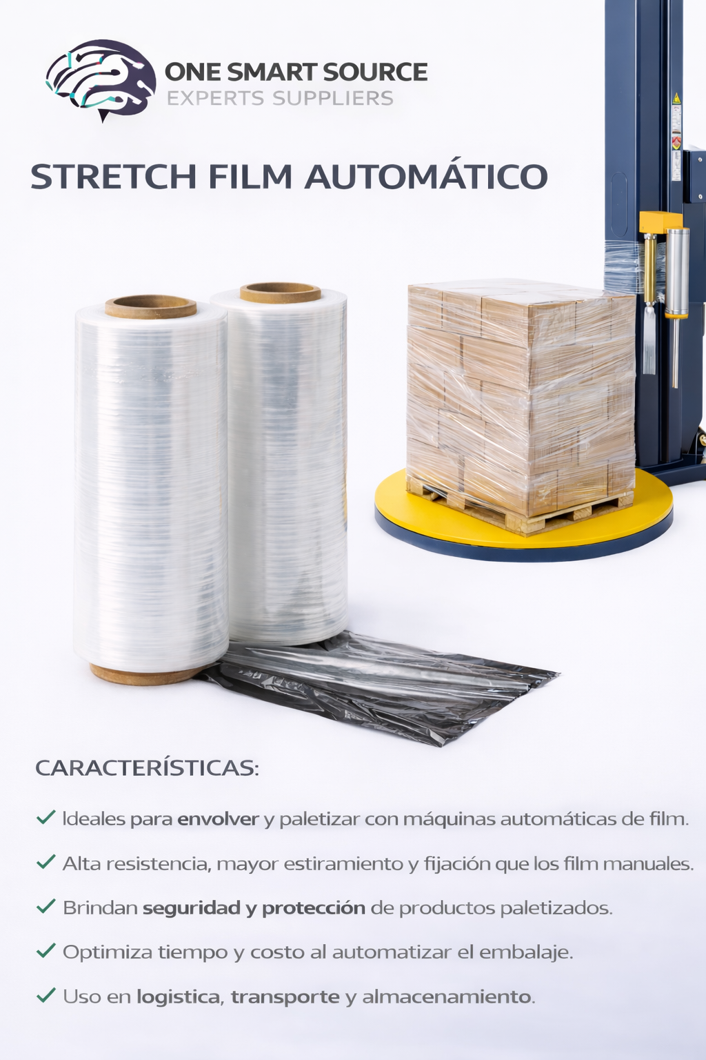 Stretch film automático
