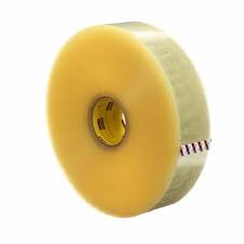 3M - Scotch Box Sealing Tape 375 Clear, 72 mm x 914 m, 4 per case Bulk