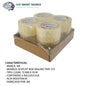3M- Scotch Box Sealing Tape 375 Clear, 72 mm x 50 m, 6 per inner 24 per case Bulk